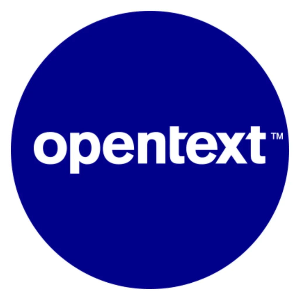 logo of opentext