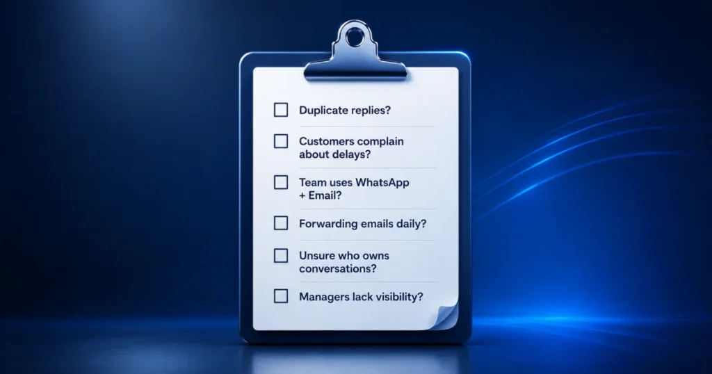Checklist to determine if your team has outgrown a traditional shared inbox and needs a modern shared inbox platform